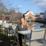 Camilla Bergling satsar vidare – öppnar trädgårdsfik vid ån