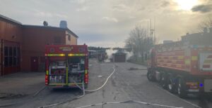 Brand i Norrtälje – räddningstjänst på plats