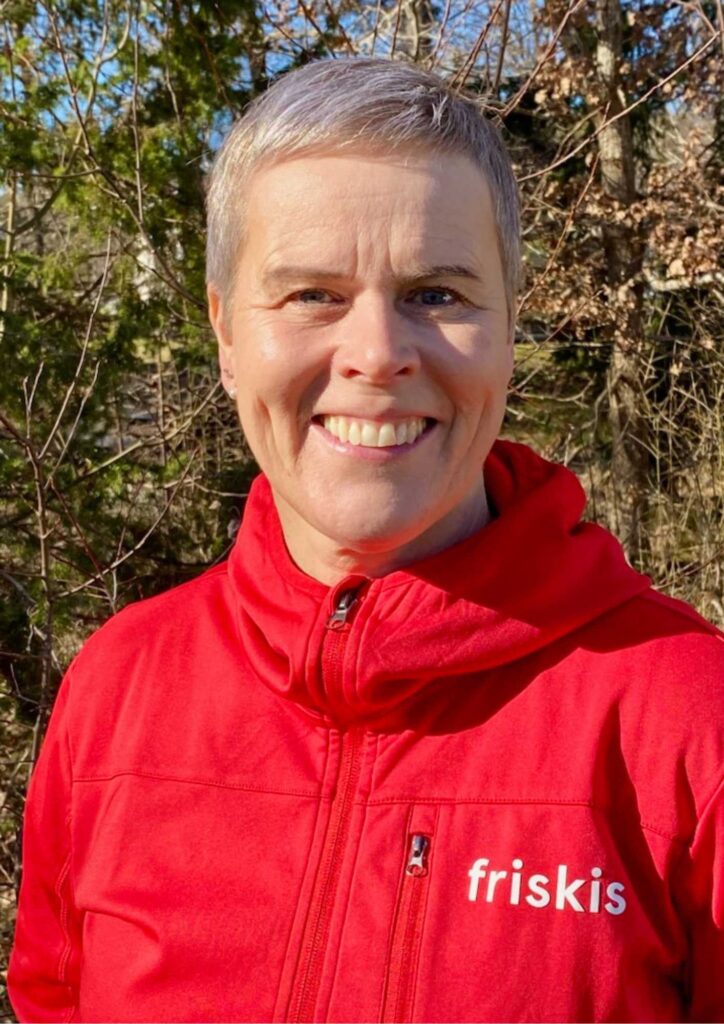 Bild p&aring; Camilla Taipale, verksamhetschef p&aring; Friskis & Svettis i Norrt&auml;lje. 